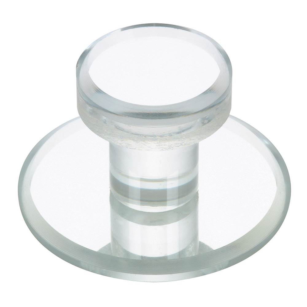 Richelieu America - Contemporary Acrylic Knob - 507 - Transparent,Clear,Mirror Effect
