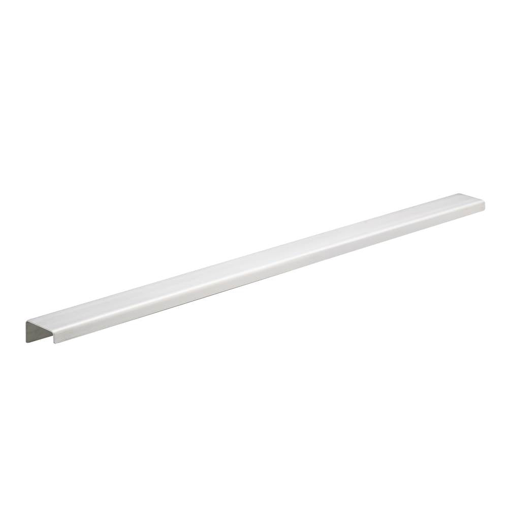 Richelieu America - Contemporary Aluminum Edge Pull - 576 - Stainless Steel