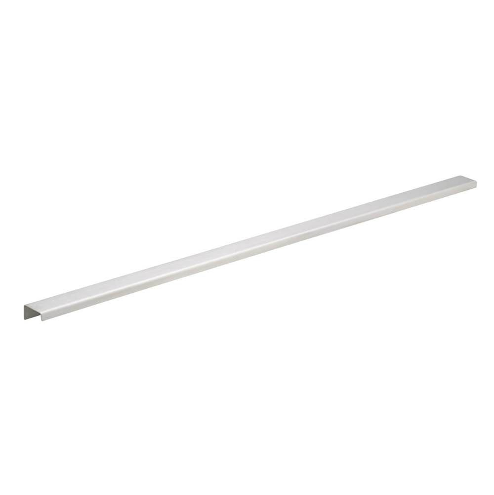 Richelieu America - Contemporary Aluminum Edge Pull - 576 - Stainless Steel