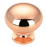 Richelieu America - Contemporary Metal Knob - 5923 - Polished Copper
