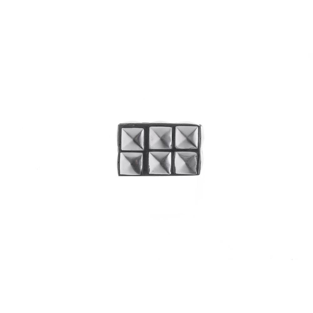 Eclectic Wood and Metal Knob - 6244