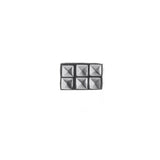 Eclectic Wood and Metal Knob - 6244