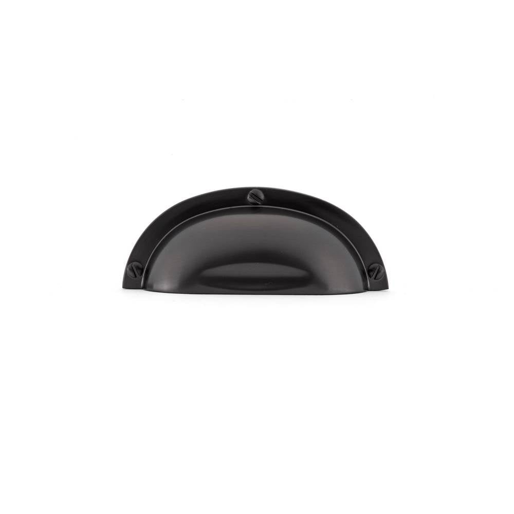 Richelieu America - Traditional Metal Cup Pull - 6440 - Brushed Black Stainless Steel