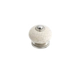 Richelieu America - Eclectic Ceramic Knob - 6653 - Crackle Almond