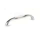 Richelieu America - Traditional Metal and Ceramic Pull - 7014 - Chrome,White