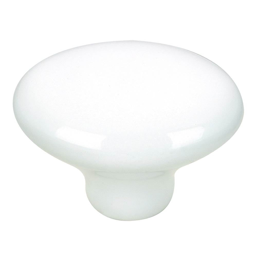 Richelieu America - Contemporary Ceramic Knob - 745 - White