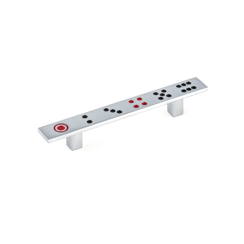 Richelieu America - Eclectic Metal Pull - 797 - Chrome,Dice Pattern