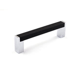 Richelieu America - Contemporary Metal and Aluminum Pull - 801 - Matte Black,Chrome