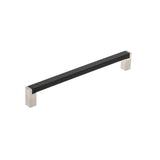 Richelieu America - Contemporary Metal and Aluminum Pull - 801 - Matte Black,Brushed Nickel