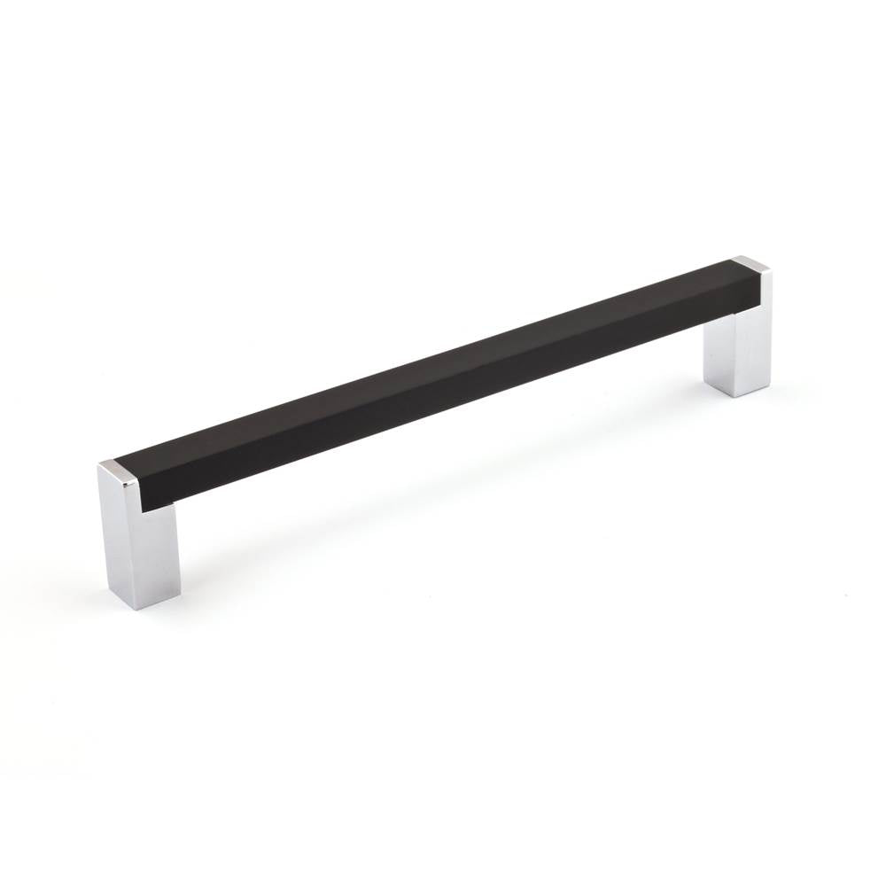 Richelieu America - Contemporary Metal and Aluminum Pull - 801 - Matte Black,Chrome