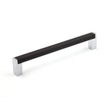 Richelieu America - Contemporary Metal and Aluminum Pull - 801 - Matte Black,Chrome