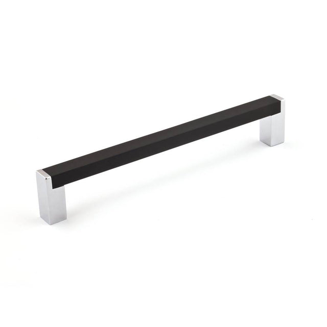 Richelieu America - Contemporary Metal and Aluminum Pull - 801 - Matte Black,Chrome