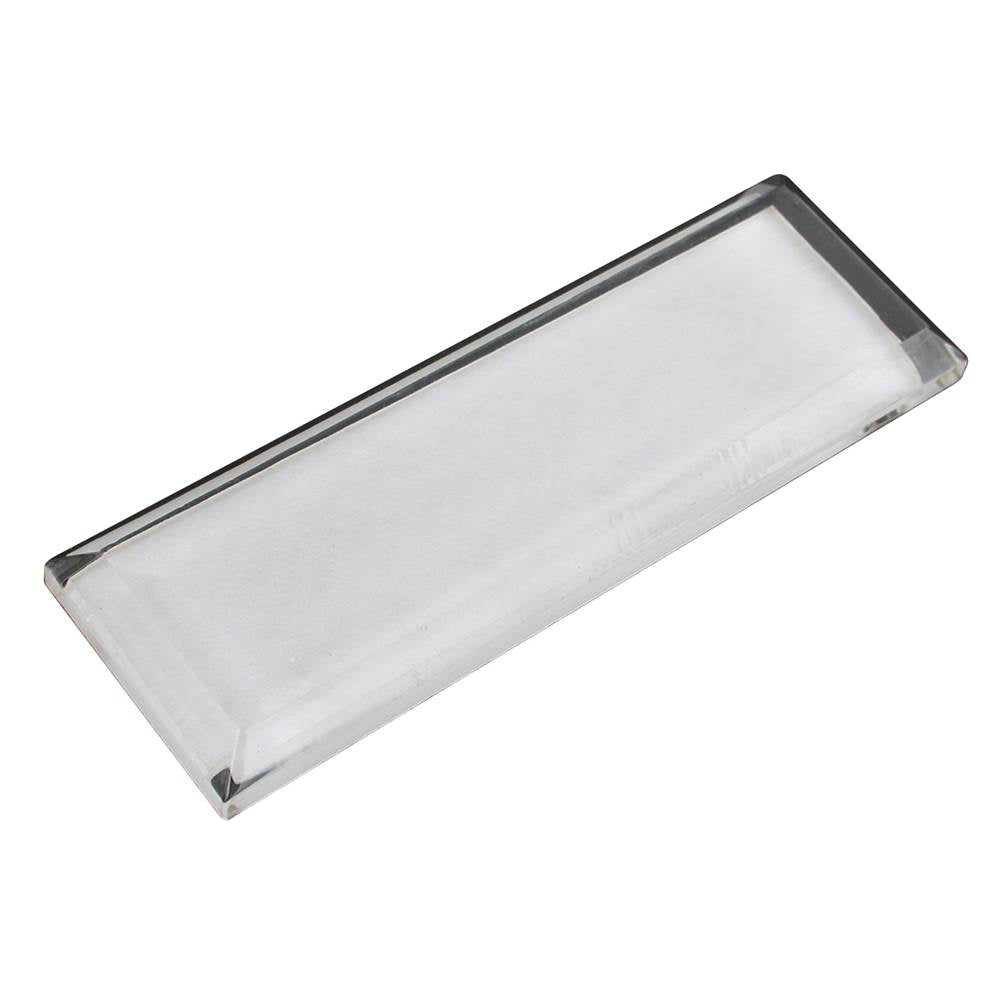 Richelieu America - Contemporary Flat Pull in Acrylic - Mirror Effect
