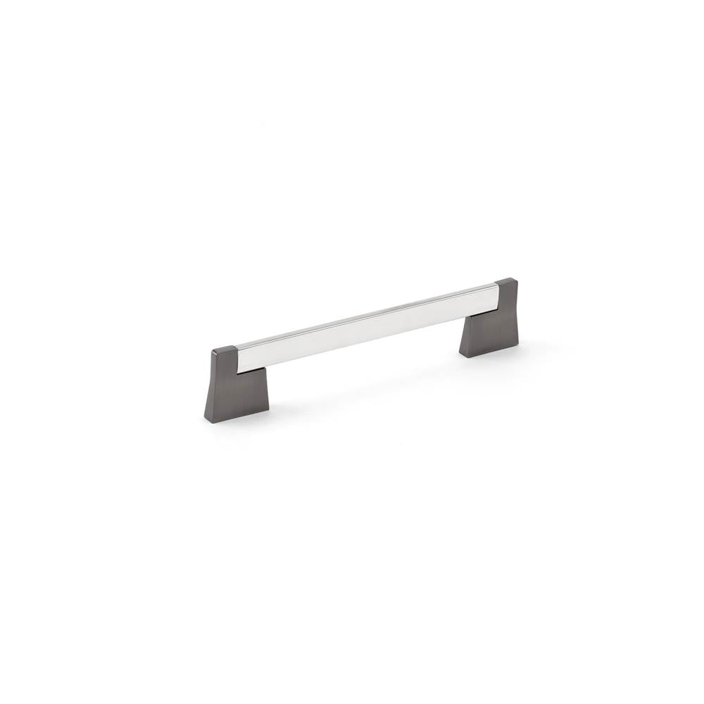Richelieu America - Contemporary Metal Pull - 8727 - Chrome,Brushed Black Stainless Steel
