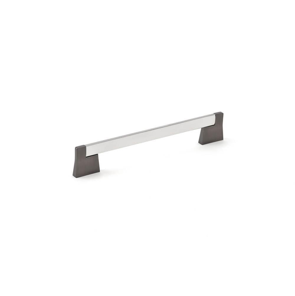 Richelieu America - Contemporary Metal Pull - 8727 - Chrome,Brushed Black Stainless Steel