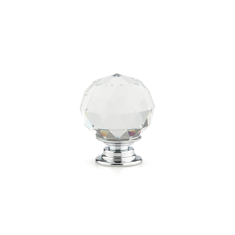 Contemporary Crystal Knob - 8737