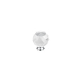 Richelieu America - Contemporary Crystal Knob - 8737 - Clear,Crystal,Chrome