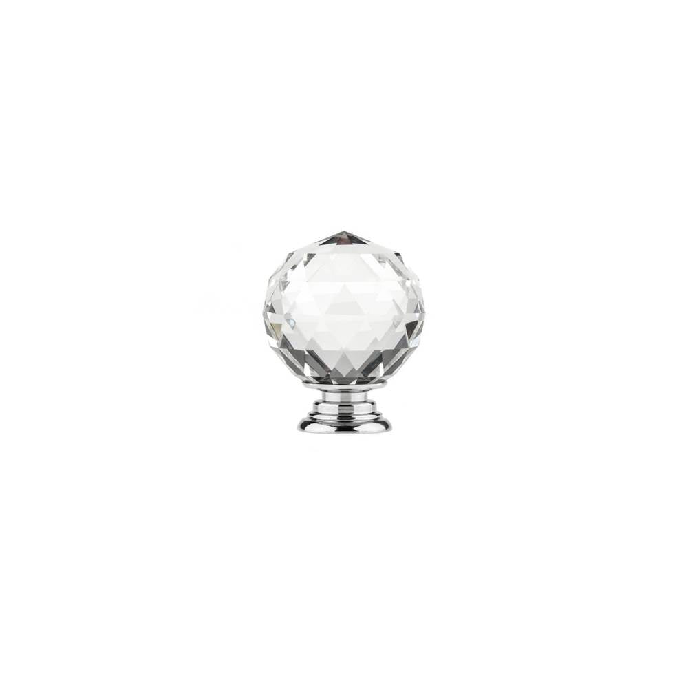 Contemporary Crystal Knob - 8737