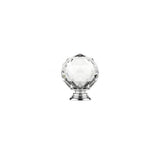 Contemporary Crystal Knob - 8737