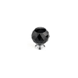 Richelieu America - Contemporary Crystal Knob - 8737 - Chrome,Black
