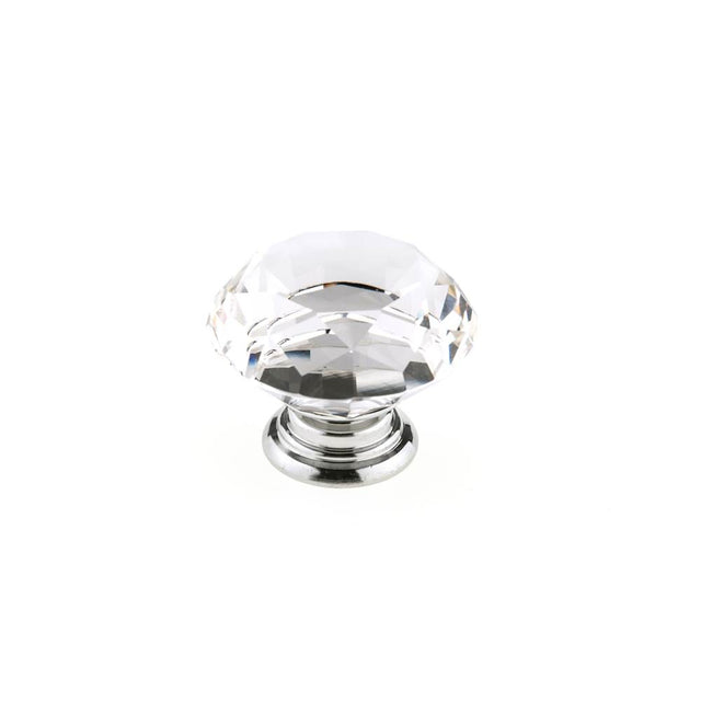 Richelieu America - Contemporary Crystal Knob - 8776 - Clear,Chrome