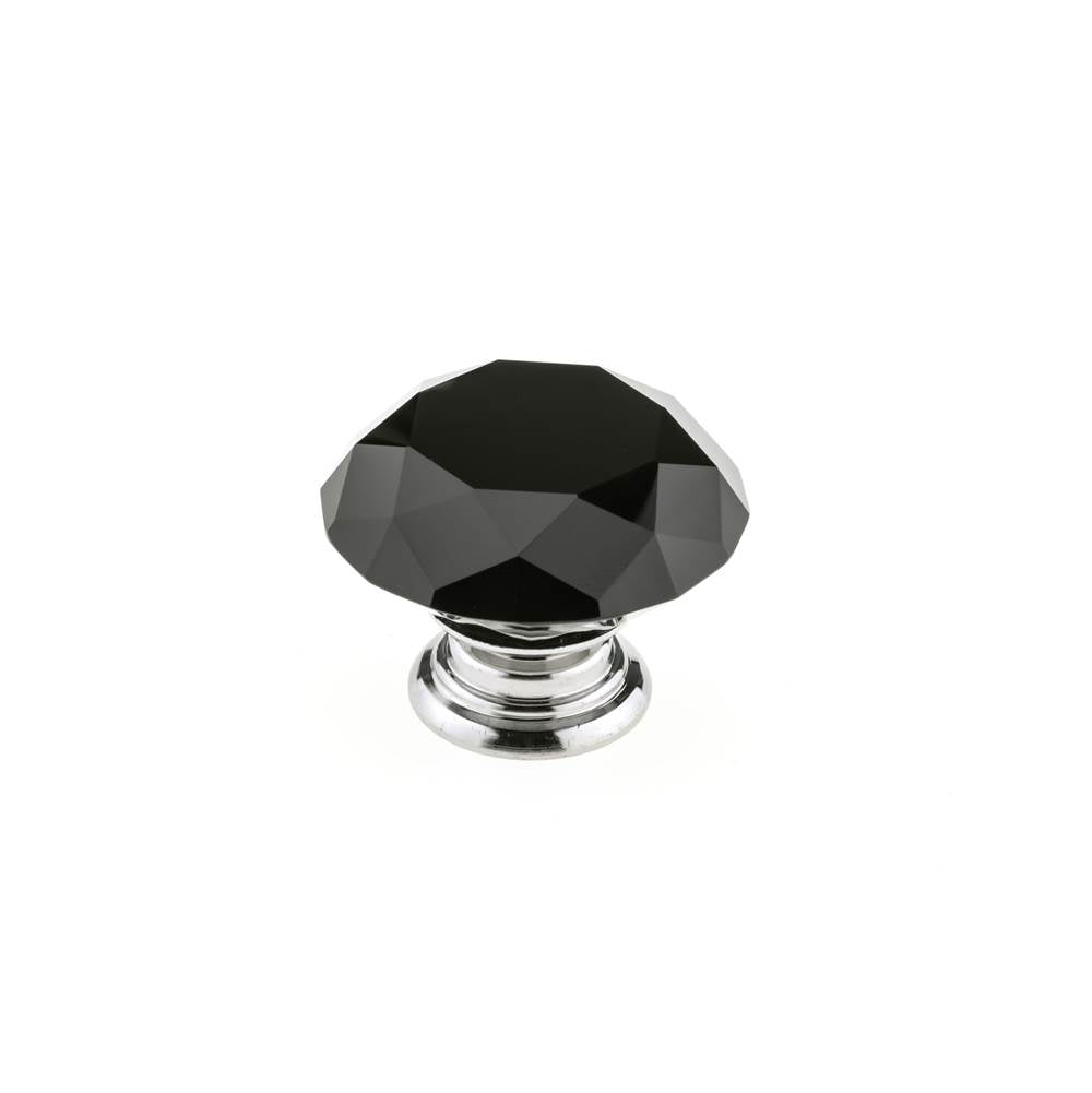 Richelieu America - Contemporary Crystal Knob - 8776 - Chrome,Black
