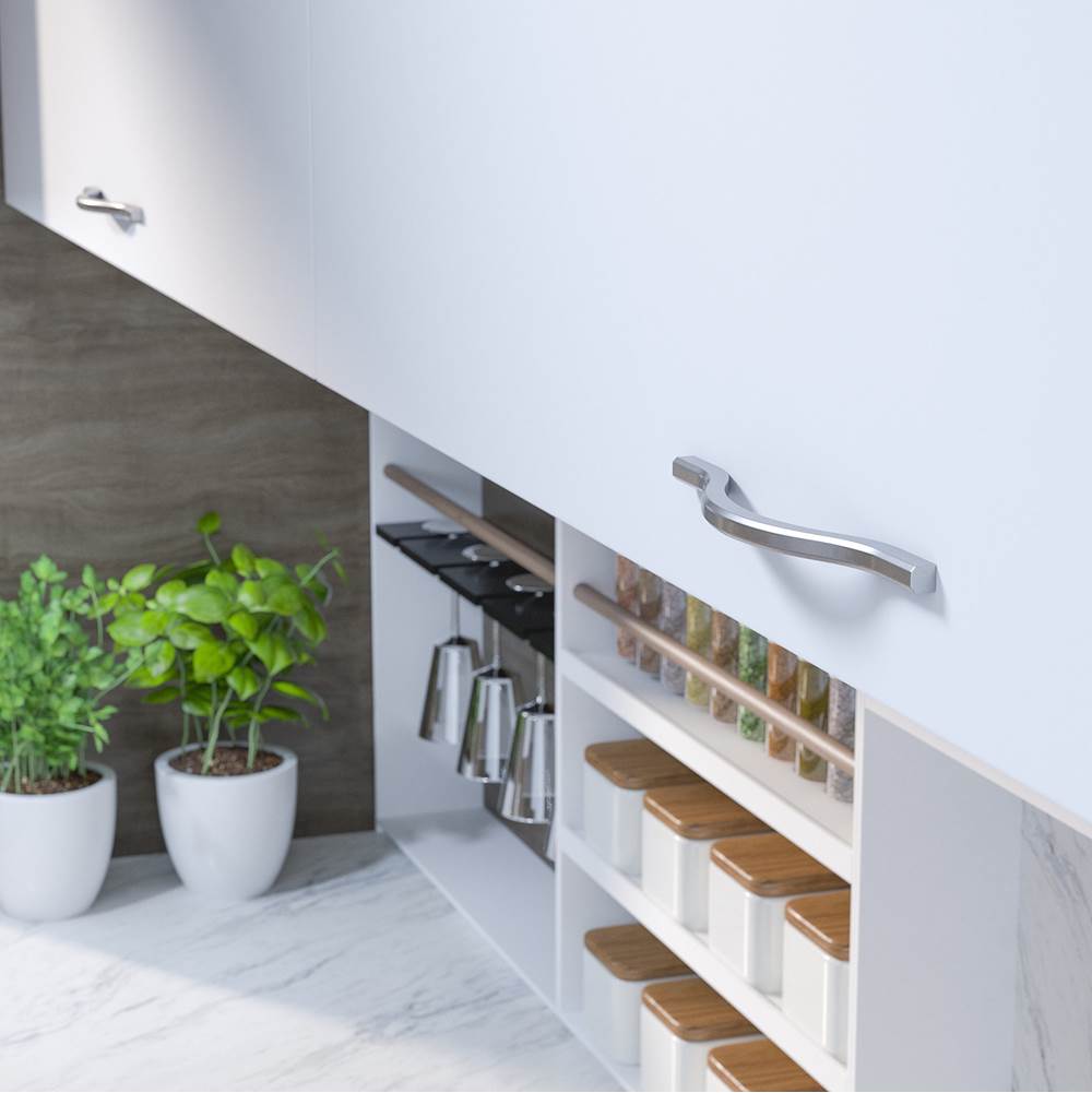 Contemporary Metal Pull - 8777