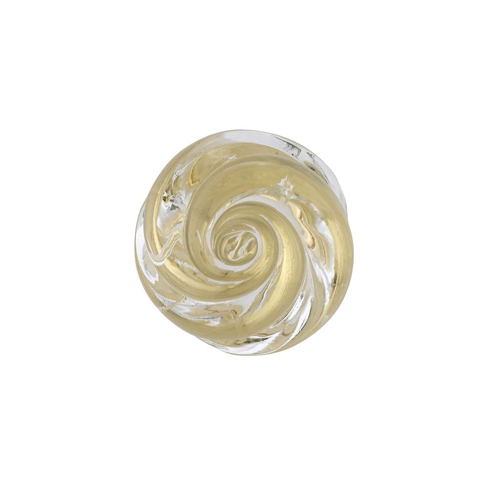 Richelieu America - Traditional Murano Glass and Metal Knob - 9030