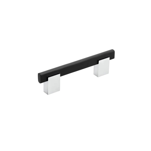 Richelieu America - Contemporary Metal and Aluminum Pull - 905 - Matte Black,Chrome
