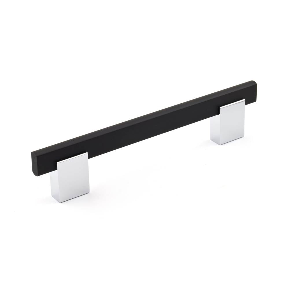 Richelieu America - Contemporary Metal and Aluminum Pull - 905 - Matte Black,Chrome