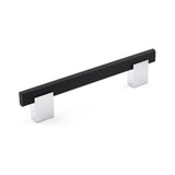 Richelieu America - Contemporary Metal and Aluminum Pull - 905 - Matte Black,Chrome