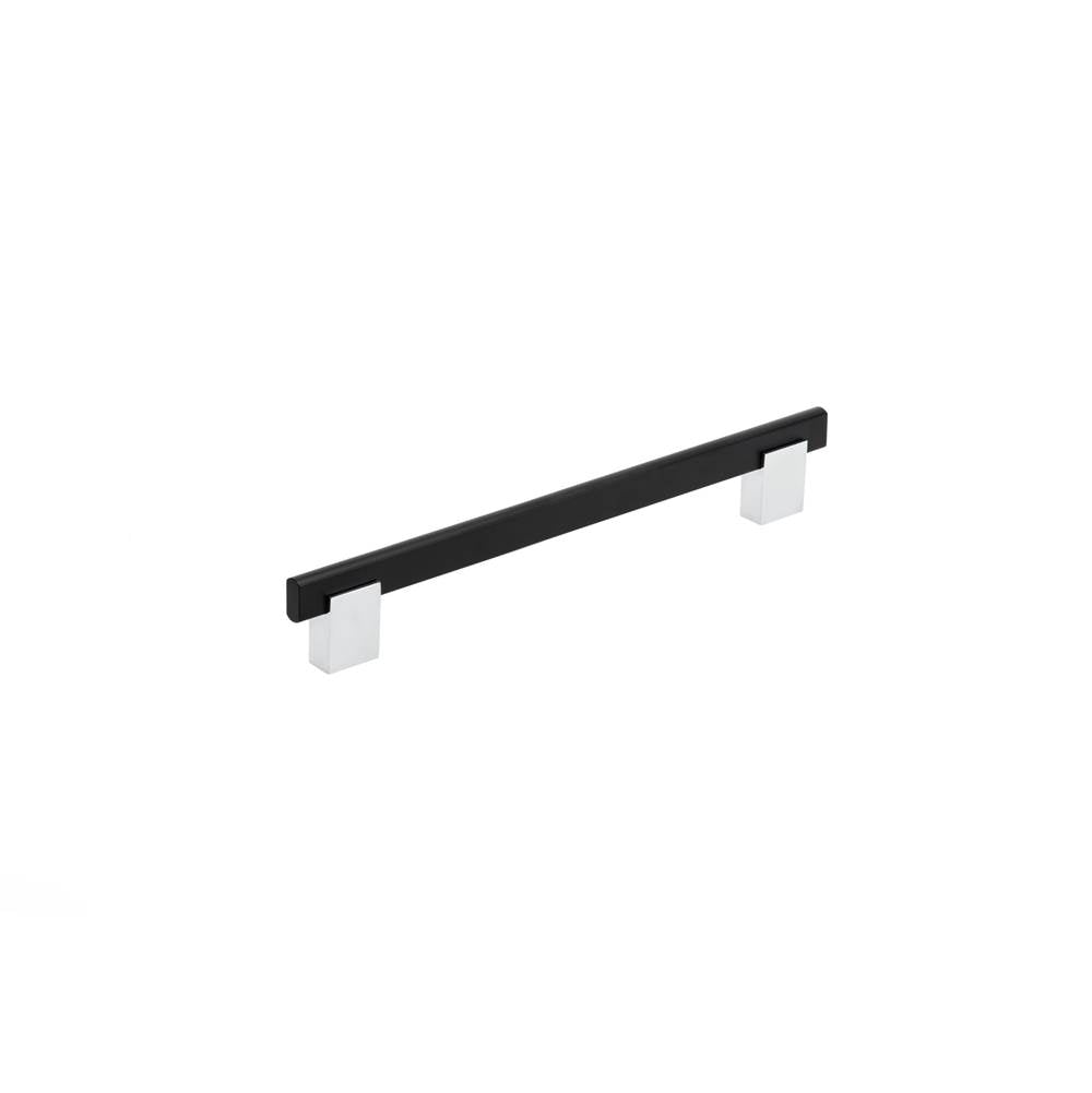 Richelieu America - Contemporary Metal and Aluminum Pull - 905 - Matte Black,Chrome