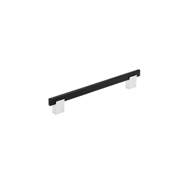 Richelieu America - Contemporary Metal and Aluminum Pull - 905 - Matte Black,Chrome