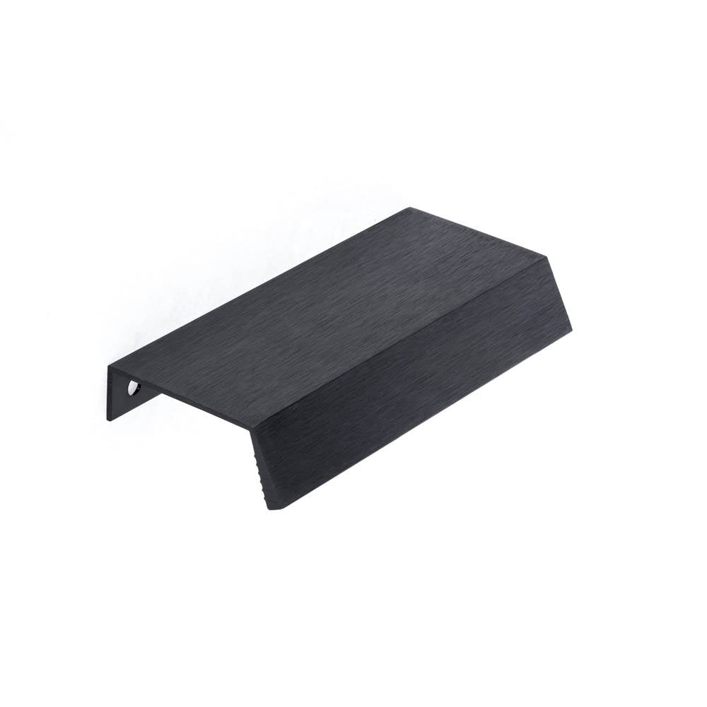 Richelieu America - Contemporary Aluminum Edge Pull - 9595 - Brushed Black