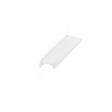 Richelieu America - Contemporary Aluminum Edge Pull - 9696 - White
