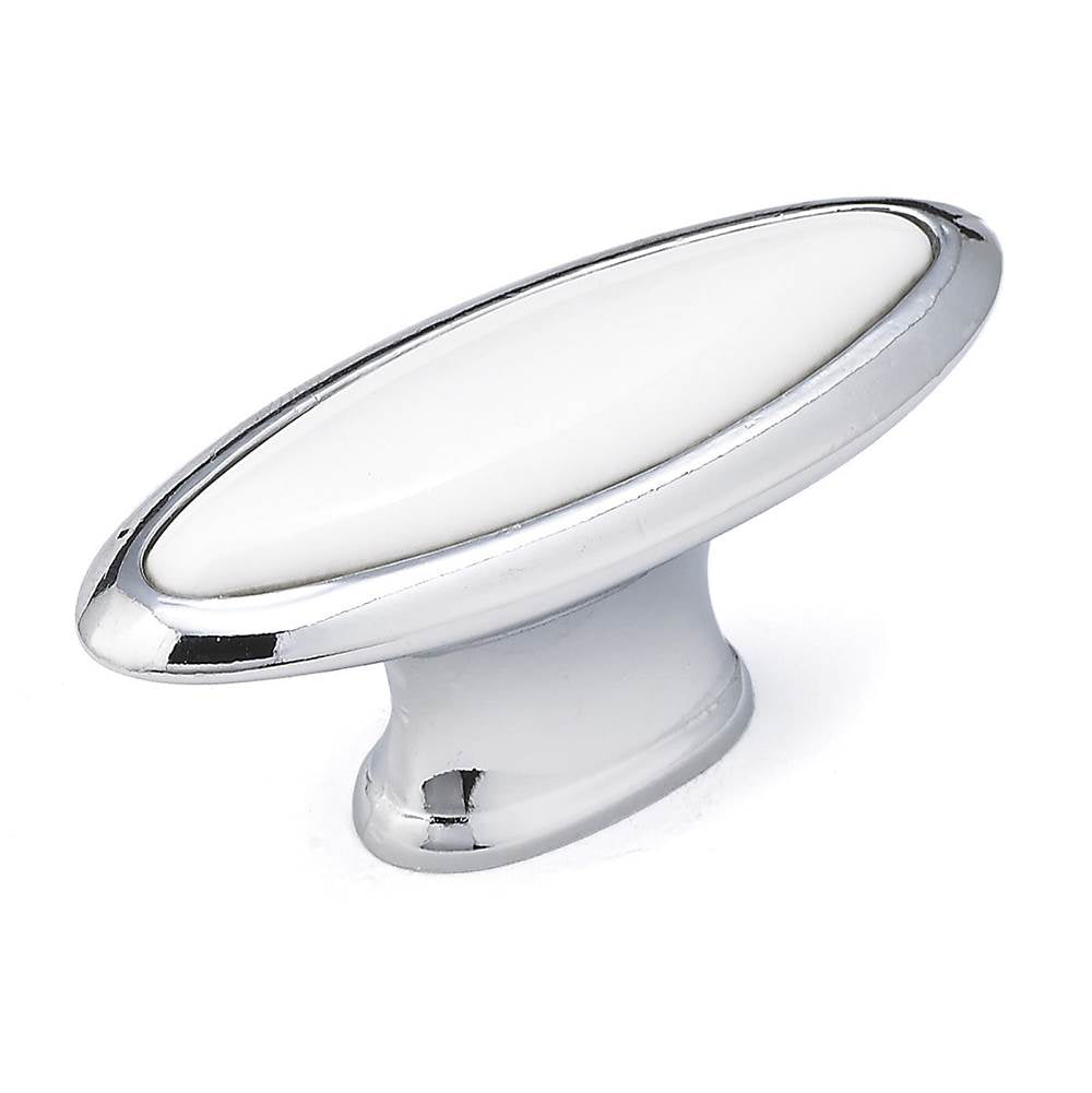 Eclectic Metal and Ceramic Knob - 9796