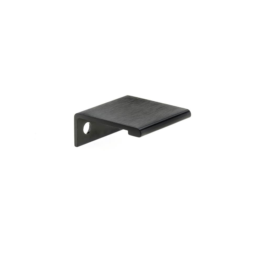 Richelieu America - Contemporary Aluminum Edge Pull - 9898 - Brushed Black