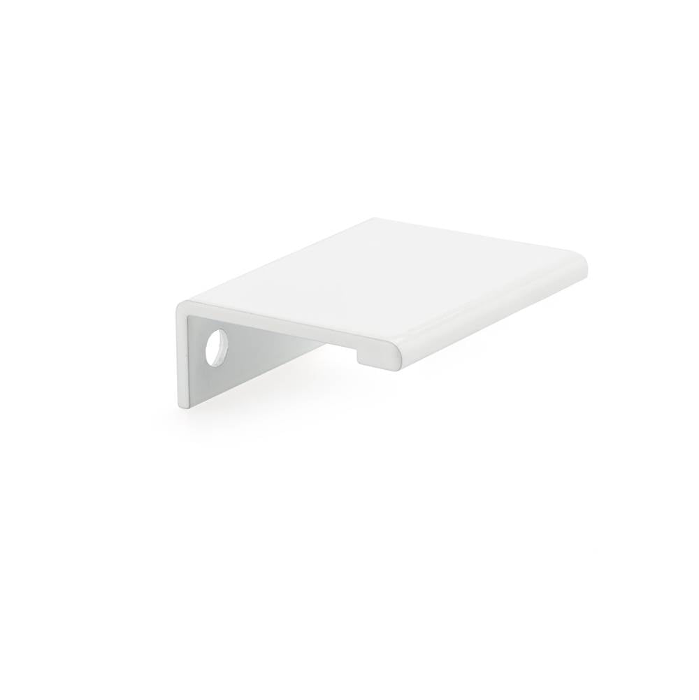 Richelieu America - Contemporary Aluminum Edge Pull - 9898 - White