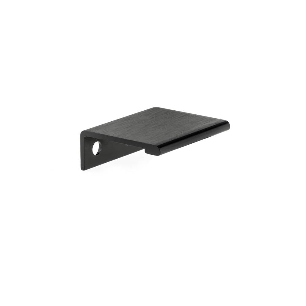 Richelieu America - Contemporary Aluminum Edge Pull - 9898 - Brushed Black