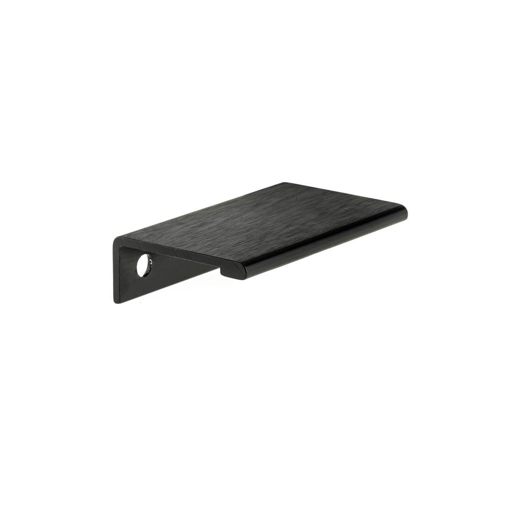 Richelieu America - Contemporary Aluminum Edge Pull - 9898 - Brushed Black