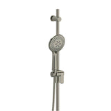 Riobel - Handshower Set With 36'' Slide Bar and 6-Function Handshower - Brushed Nickel