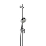 Riobel - Handshower Set With 36'' Slide Bar and 6-Function Handshower - Polished Nickel