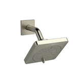 Riobel - 5'' 6-Function Showerhead With Arm - Brushed Nickel