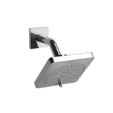 Riobel - 5'' 6-Function Showerhead With Arm - Chrome