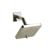 Riobel - 5'' 6-Function Showerhead With Arm - Polished Nickel