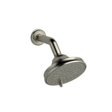 Riobel - 5'' 6-Function Showerhead With Arm - Brushed Nickel