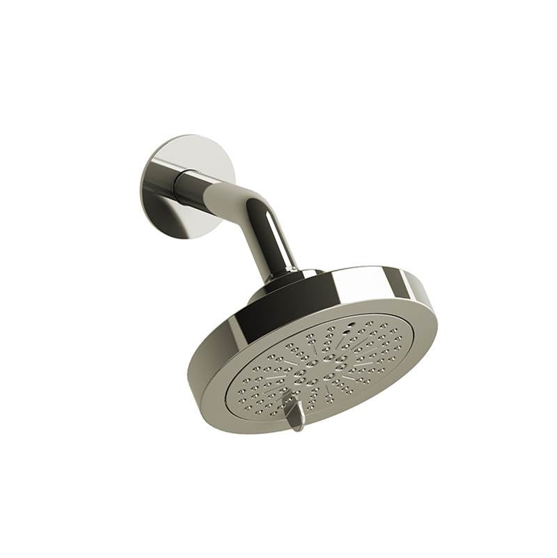 Riobel - 6'' 6-Function Showerhead With Arm - Polished Nickel