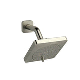 Riobel - 5'' 6-Function Showerhead With Arm - Brushed Nickel