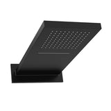 Riobel - 22'' x 9'' 2-Function showerhead With Arm - Black