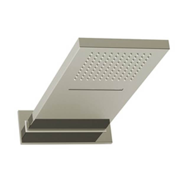 Riobel - 22'' x 9'' 2-Function showerhead With Arm - Polished Nickel